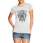 Womens Gothic Skull Vita Brevis Graphic T-Shirt