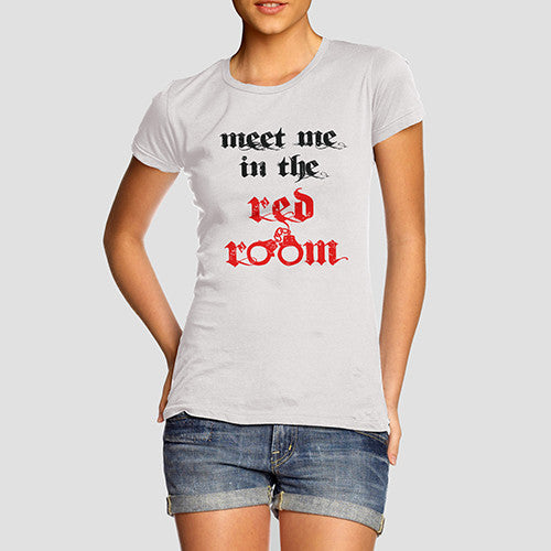 Womens Meet in the Red Room T-Shirt