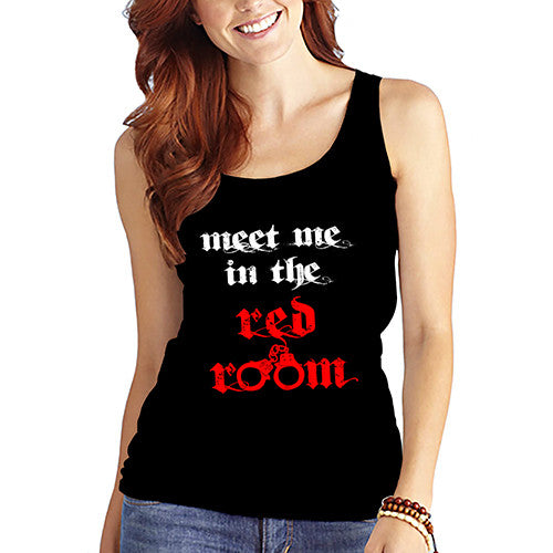 Womens Meet in the Red Room Tank Top