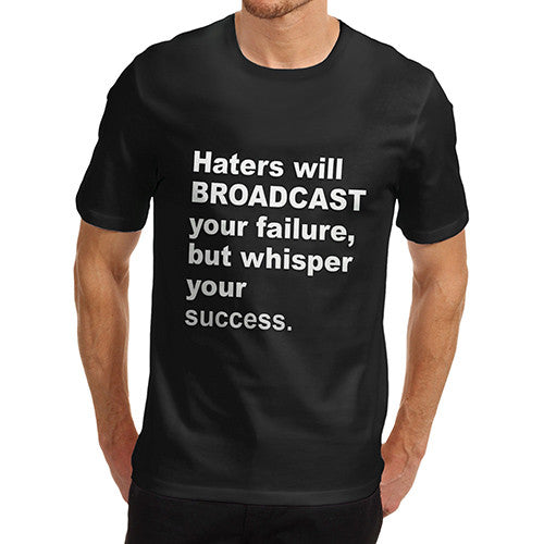 Men's Haters Will Broadcast Graphic T-Shirt