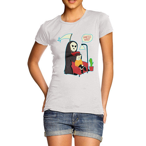 Women's Guess Who Spooky Funny T-Shirt