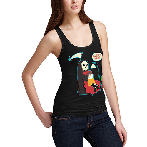 Women's Guess Who Spooky Funny Tank Top