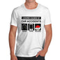 Men's Leading Causes Of Car Accidents Funny T-Shirt