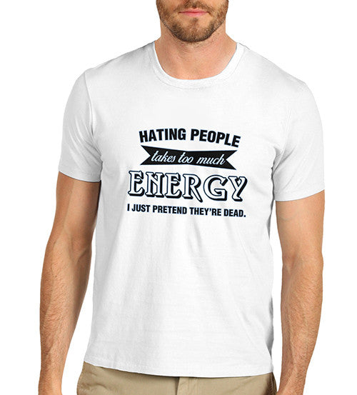 Men's Hating People Funny T-Shirt