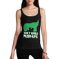 Women's T-Rex Hates Push Ups Funny Tank Top