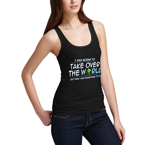 Women's Take Over The World Joke Funny Tank Top