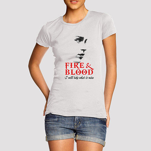 Womens Fire & Blood T-Shirt