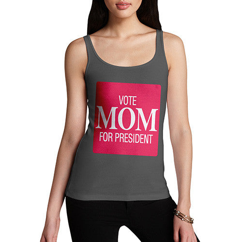 Women's Vote Mom For President Cotton Tank Top