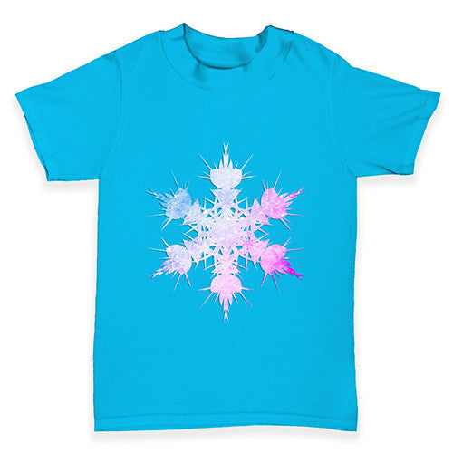 Multi-coloured Snowflake Baby Toddler T-Shirt