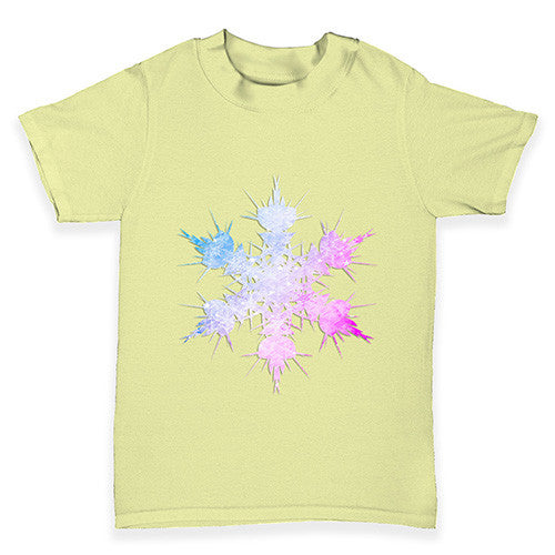 Multi-coloured Snowflake Baby Toddler T-Shirt