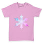 Multi-coloured Snowflake Baby Toddler T-Shirt