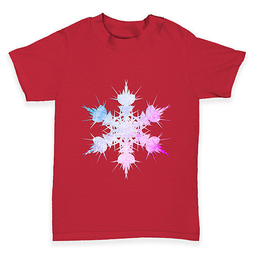 Multi-coloured Snowflake Baby Toddler T-Shirt