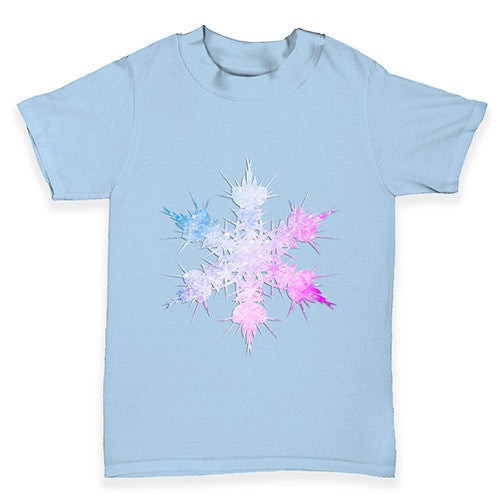 Multi-coloured Snowflake Baby Toddler T-Shirt