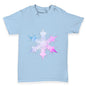 Multi-coloured Snowflake Baby Toddler T-Shirt