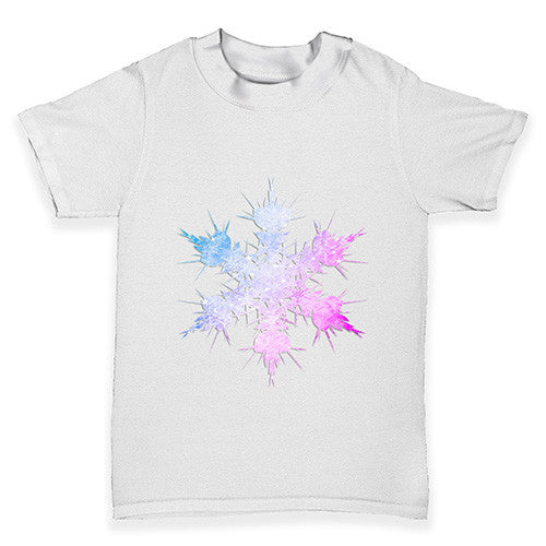 Multi-coloured Snowflake Baby Toddler T-Shirt