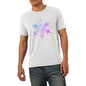 Men's Multi-coloured Snowflake Graphic T-Shirt