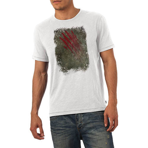 Men's Bloody Claw Slash Printed Graphic T-Shirt