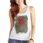 Women's Bloody Claw Slash Printed Graphic Tank Top