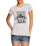 Womens Biker Print Riders on the Storm T-Shirt