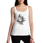 Womens Distress Print Wolf Call of the Hunter Tank Top