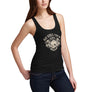 Womens Bad Bones Crewe Never Fade Away Skull Tank Top