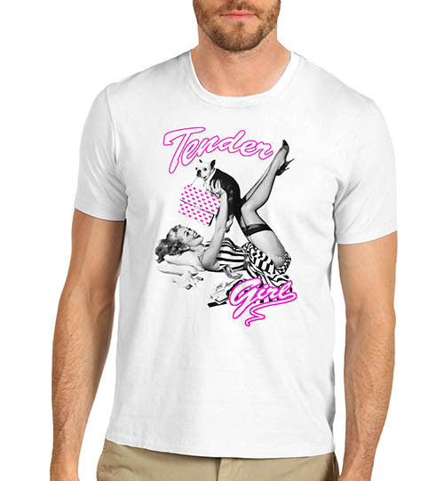 Mens Tender Girl Sexy Funny T-Shirt