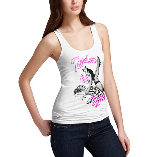 Womens Tender Girl Sexy Funny Tank Top