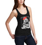 Womens Silence Fashion Model Funny Tank Top