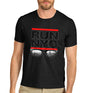 Mens Run NYC Glasses Hip Hop T-Shirt