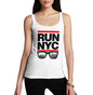 Womens Run NYC Glasses Hip Hop Tank Top