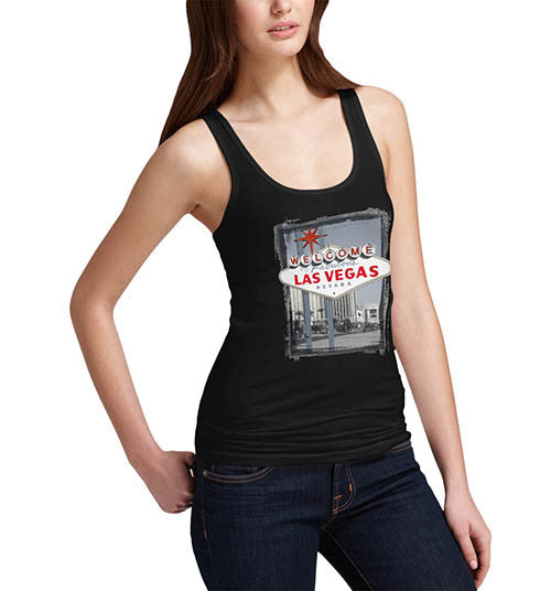 Womens Welcome to Las Vegas Iconic Sign Tank Top