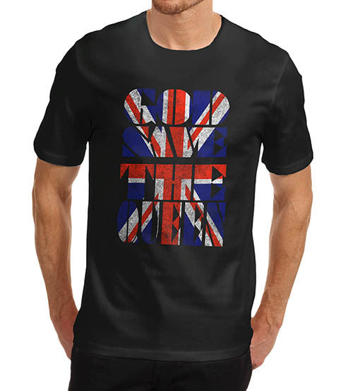 Mens Union Jack God Save the Queen T-Shirt