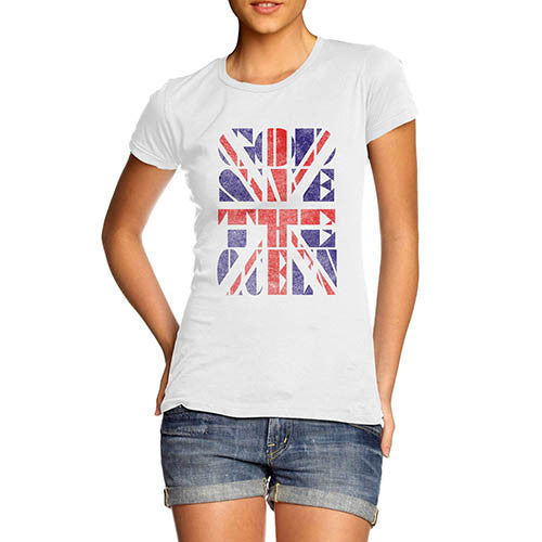 Womens Union Jack God Save the Queen T-Shirt