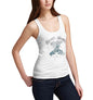 Womens Classic Motor Distress Print Tank Top