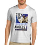 Mens City Of Angels Graphic Print T-Shirt