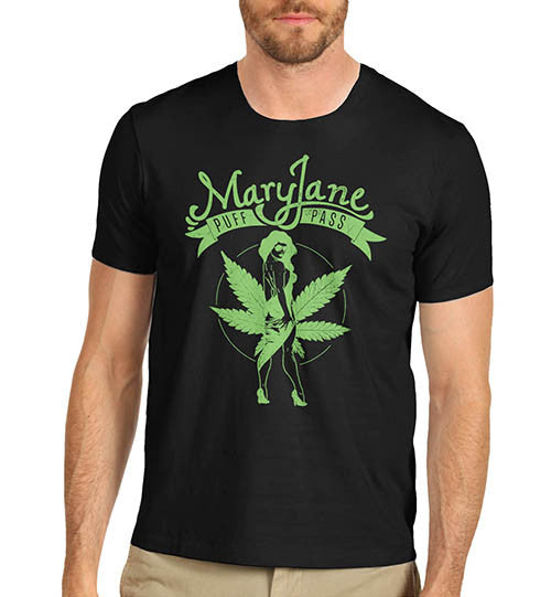 Mens Mary Jane Puff Pass Dope T-Shirt