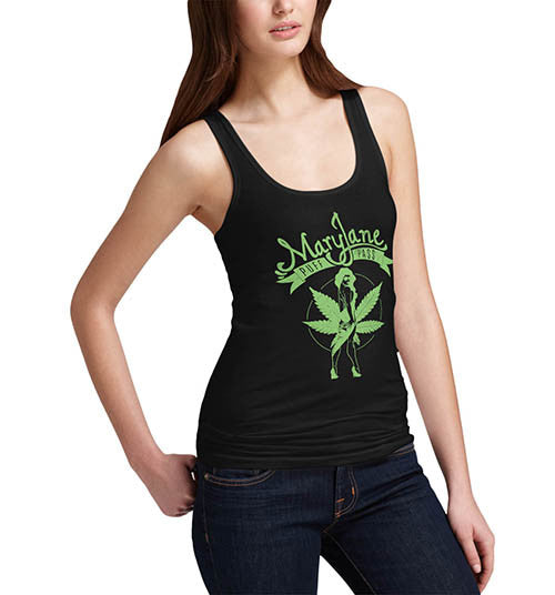 Womens Mary Jane Puff Pass Dope Tank Top