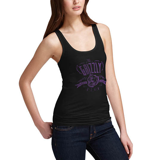 Womens The Grizzly Bear Funny Tank Top