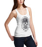 Womens Gothic Skull Print Graphic Tank Top