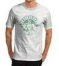 Mens Free Rider Green Bike Distress Print T-Shirt