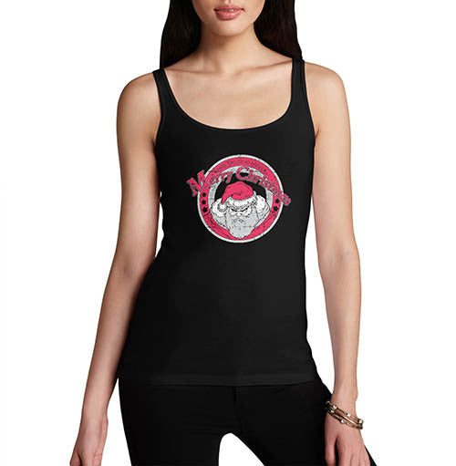 Womens Grumpy Santa Christmas Tank Top