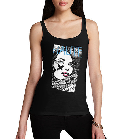 Womens Haute Couture Printed Tank Top