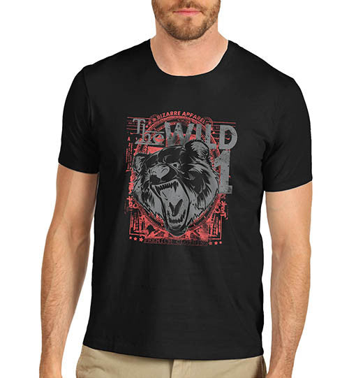 Mens The Wild Bear Graphic T-Shirt