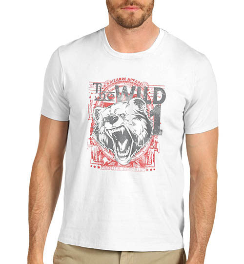 Mens The Wild Bear Graphic T-Shirt