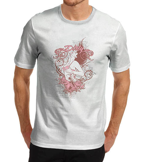 Mens Dirty Dancing Distress Print T-Shirt