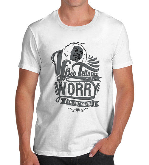 Mens Bob Marley Dont Worrie T-Shirt