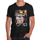 Mens Fashion Collage Printed T-Shirt