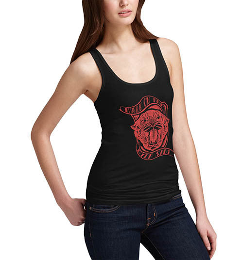 Womens Walk on the Wild Side Panther Tank Top