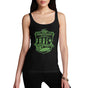 Womens Pure Awesomeness Distress Printed Tank Top