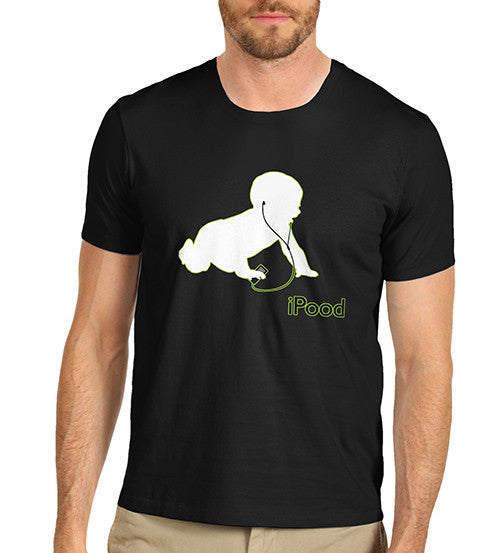 Men's Ipood Baby Funny T-Shirt